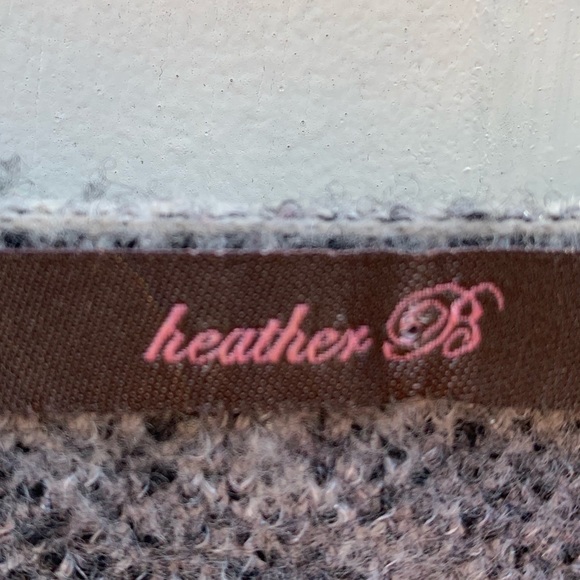 Heather B wool blend tie front jacket Size Large - Picture 2 of 5